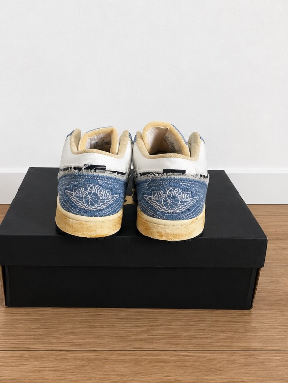 Nike Air Jordan 1 Low Word Make Japan - Sashoki Denim - Picture 2 of 7